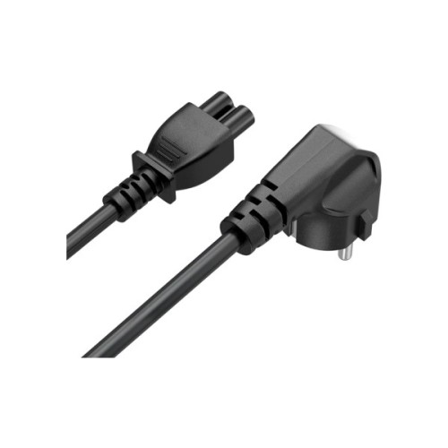 Кабель живлення C5 1.0m black ColorWay (CW-CBP084-BK)