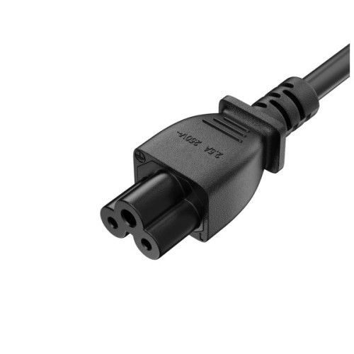 Кабель живлення C5 1.0m black ColorWay (CW-CBP084-BK)