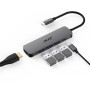Концентратор Acer USB-C 5-in-1 3xUSB 3.0 + HDMI + USB-C gray (HP.DSCAB.021)