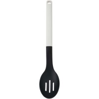 Ложка кухарська KitchenAid Classic для сервірування з прорізами 34 см білий (KHA004OHPNG)