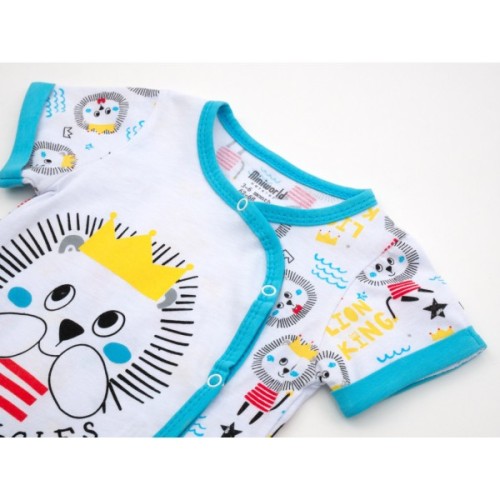 Набір дитячого одягу Miniworld з їжаком (14960-74B-blue)