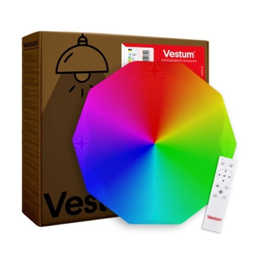 Світильник Vestum DIAMANT зоряне небо 60W 3000К-6500К RGB з ДК (VS-91073)