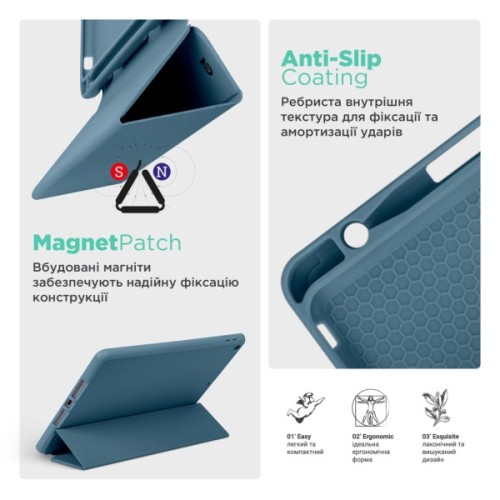Чохол до планшета Armorstandart Smart Fold Pen Samsung Galaxy Tab A11+ Lavender Grey (ARM89309)