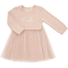 Плаття дитяче Breeze з фатиновою спідницею (21505-98G-beige)