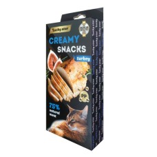 Ласощі для котів Lucky Star Лагідне пюре з м'яса індика у стіках 10 г (4820281500503)