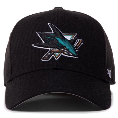 Кепка 47 Brand NHL San Jose Sharks H-MVP22WBV-BK чорний, сірий (888442734505)