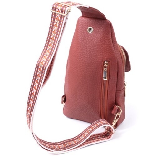 Сумка Vintage З екошкіри Бордова (22762)