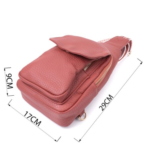 Сумка Vintage З екошкіри Бордова (22762)