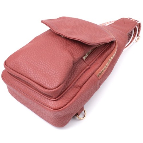 Сумка Vintage З екошкіри Бордова (22762)