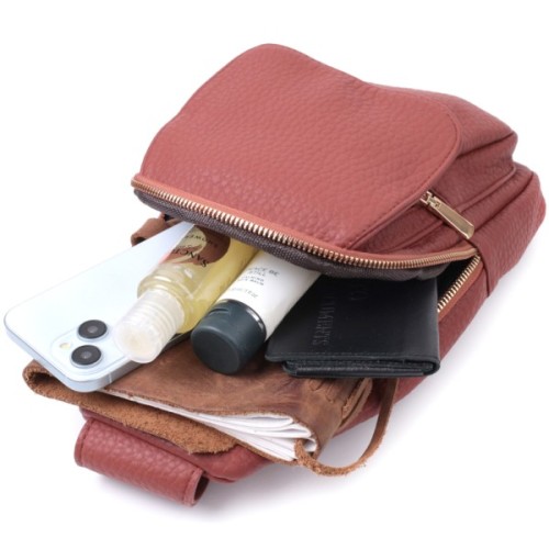 Сумка Vintage З екошкіри Бордова (22762)