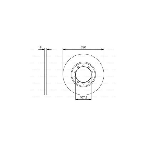 Гальмівний диск Bosch 0 986 479 R92