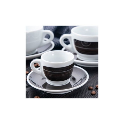 Чашка Ancap серія Verona "Millecolori" 180 мл Black (38445)