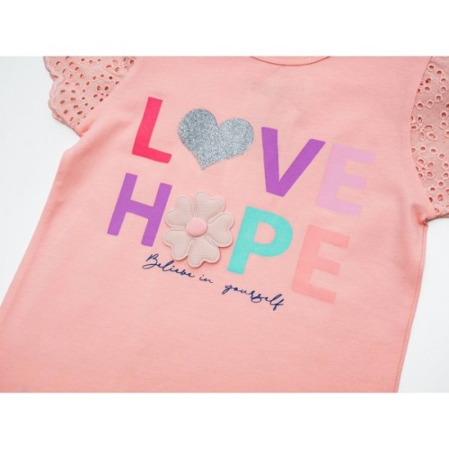 Набір дитячого одягу Breeze з шортиками (17775-134G-peach)