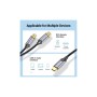 Кабель мультимедійний USB-C M to 2xRCA F 0.5m black Vention (BGVHD)