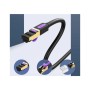 Патч-корд 5м, S/FTP cat 7 RJ-45 black Vention (ICDBJ)
