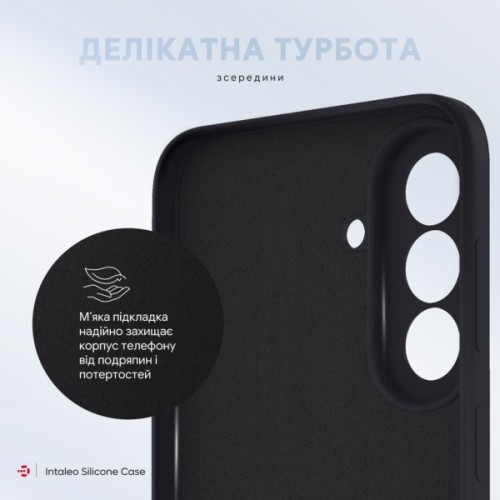 Чохол до мобільного телефона Intaleo Silicone Samsung Galaxy A56 Black (1283126640254)