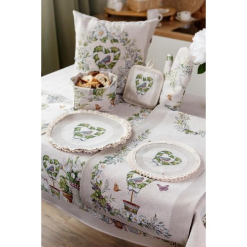 Подушка Прованс гобеленова декоративна GARDEN 45х45 см (035514)