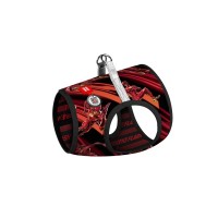 Шлея для собак WAUDOG Clothes м'яка з QR адресником "Швидкість Флеша" XS2 (221-1080)