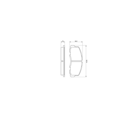 Гальмівні колодки Bosch 0 986 469 550