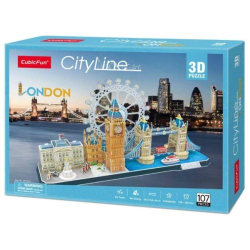 Пазл Cubic Fun Тривимірний пазл CityLine London (MC253h)