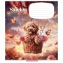Зошит Школярик Romantic stories 12 аркушів клітинка (012-3464K)