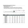 Ключ Toptul тріскачковий ріжково-накидний з шарніром 17мм, 226мм (AOAH1717)