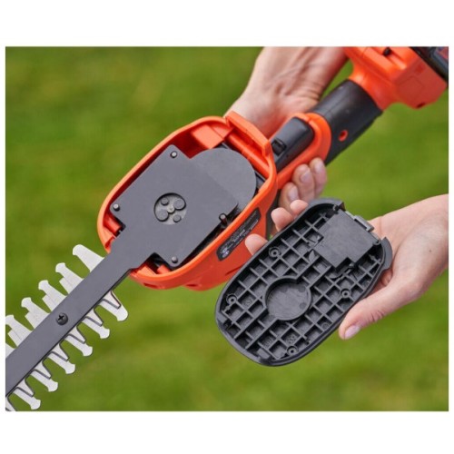 Кущоріз Black&Decker 18 В, 2Ah, насадки- 20 см/8 мм, 10 см/18 мм, (BCSS18D1)