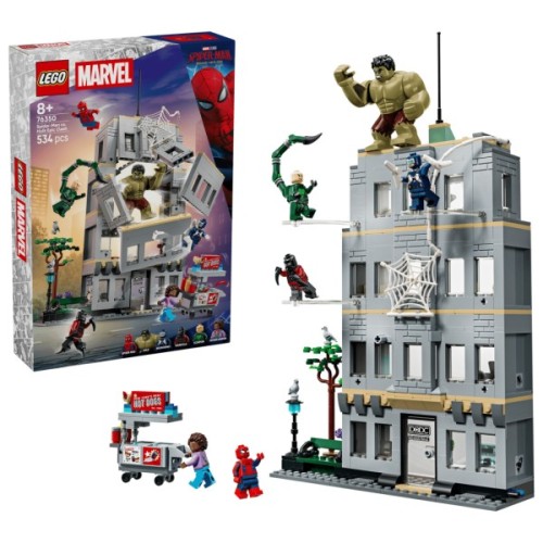 Конструктор LEGO Marvel Епічна сутичка Людини-павука проти Халка (76350)