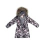 Пальто дитяче Huppa YASMINE 12020055 білий з принтом 122 (4741468682280)
