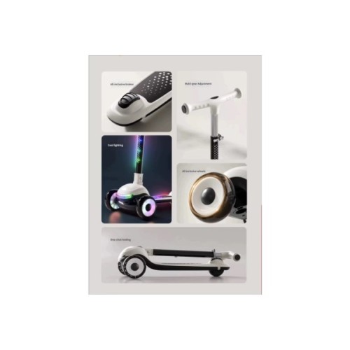 Самокат Kidilo LED Lights, Black (001012782939) (1195541)