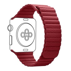 Ремінець до смарт-годинника Armorstandart Leather Loop для Apple Watch 49/46/45/44/42 (Series 1-3) Red (ARM45824)