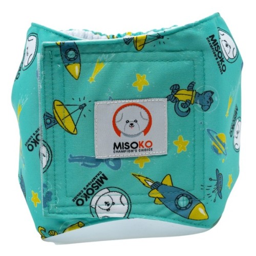 Підгузки для тварин MISOKO&CO багаторазові для кобелів, XL 3 шт. Свята (HAINMSK63984RIN)