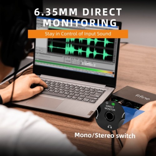 Аудіоінтерфейс Fifine Ampli 3