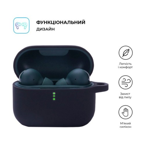 Чохол для навушників Armorstandart Silicone Case для Xiaomi QCY T10 / T10 Pro Black (ARM68425)