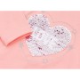 Кофта дитяча Breeze з аплікацією перевертишем "LOVE" (11227-98G-peach)