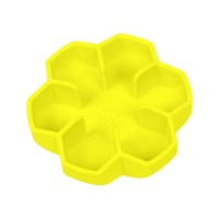 Універсальний посуд для тварин WAUDOG Silicone миска для повільного харчування 750 мл жовта (23548)