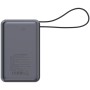 Батарея універсальна Canyon 20000mAh OnPower 600 PD/65W built-in cable Dark Grey (CNS-CPB600DG)