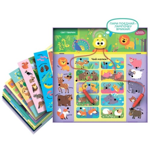 Настільна гра Kiddi Smart Вікторина Світ тварин S2 (157-A-0011-UA)