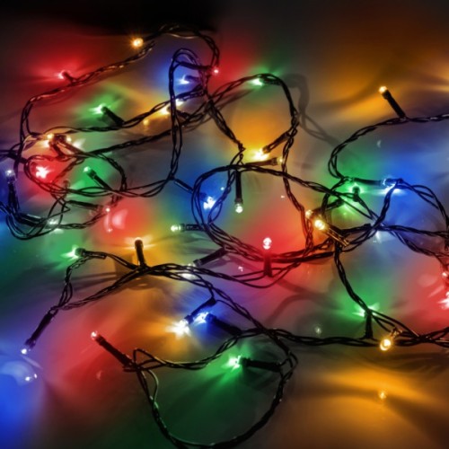 Гірлянда YES! Fun Нитка 70 LED Різнокольорова 4.9 м 8 режимів Мерехтіння (974844)