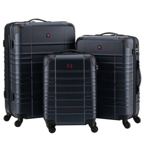 Набір валіз Wenger Amplar 3 в 1 (S,M,L) пластик, 4 колеса, синій (653150)
