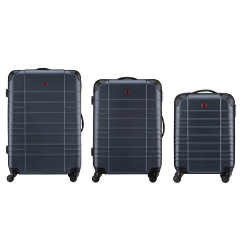 Набір валіз Wenger Amplar 3 в 1 (S,M,L) пластик, 4 колеса, синій (653150)