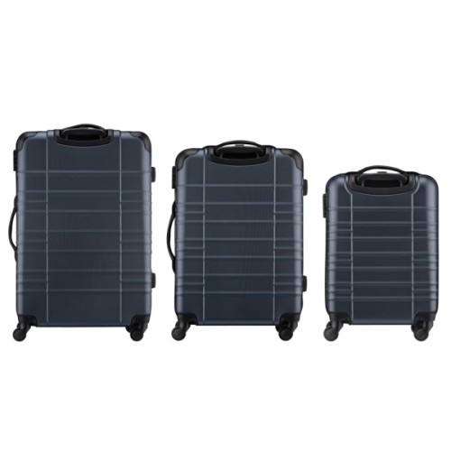 Набір валіз Wenger Amplar 3 в 1 (S,M,L) пластик, 4 колеса, синій (653150)