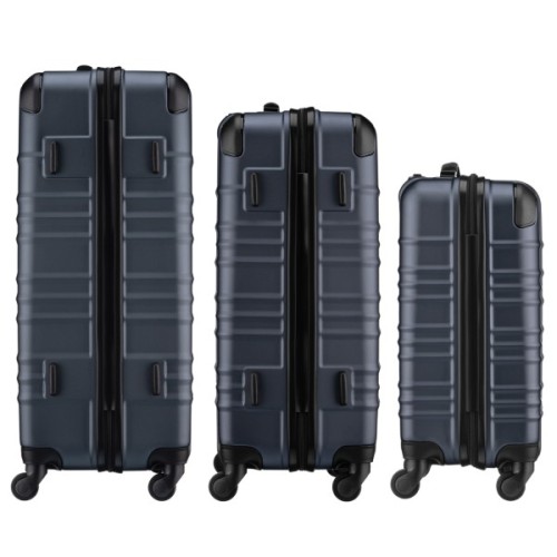 Набір валіз Wenger Amplar 3 в 1 (S,M,L) пластик, 4 колеса, синій (653150)