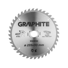 Диск пильний Neo Tools пильний по дереву, 235х30мм, 40 зубів (55H692)