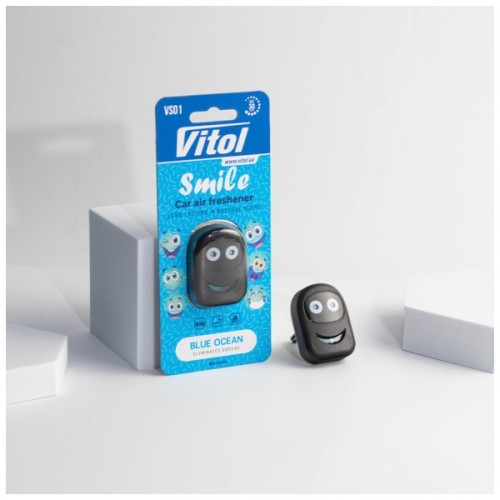 Ароматизатор для автомобіля VITOL Smile Blue Ocean 4мл (VS01)