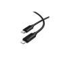 Дата кабель USB-C to Lightning 1.0m PD30W silicone BX123 Leya black BOROFONE (6941991124174)