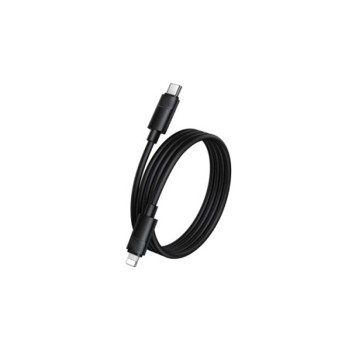 Дата кабель USB-C to Lightning 1.0m PD30W silicone BX123 Leya black BOROFONE (6941991124174)