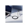 Дата кабель USB-C to Lightning 1.0m PD30W silicone BX123 Leya black BOROFONE (6941991124174)