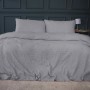 Постільна білизна MirSon №20-02 Waffle Gray 2 x 143x210 сімейний (2200011032887)
