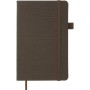 Книга записна Buromax Tweed 125x195 мм 96 аркушів в лінію обкладинка зі штучної шкіри Сіра (BM.291263-09)